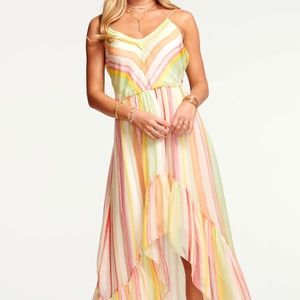 Ramy Brook Trudy high low maxi dress
